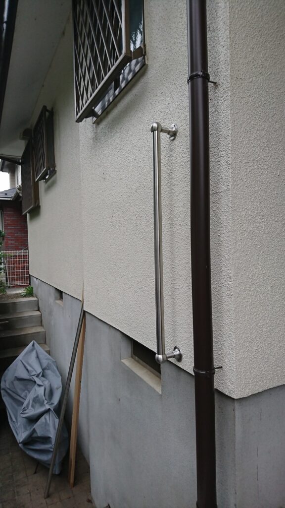 介護リフォーム 屋外階段手すり 施工編 家づくり学校 川越校 アドバイザーブログ