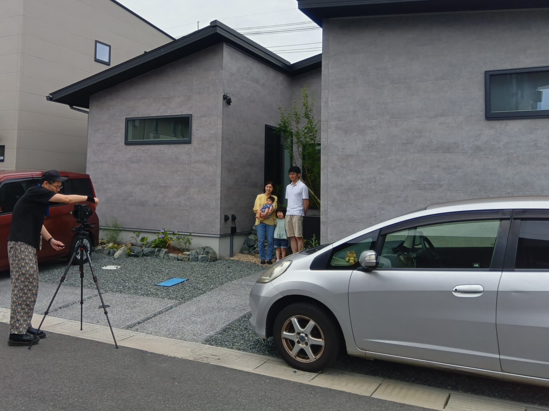 ワンルーム風に暮らす、中庭のある平屋の撮影に行ってきました！