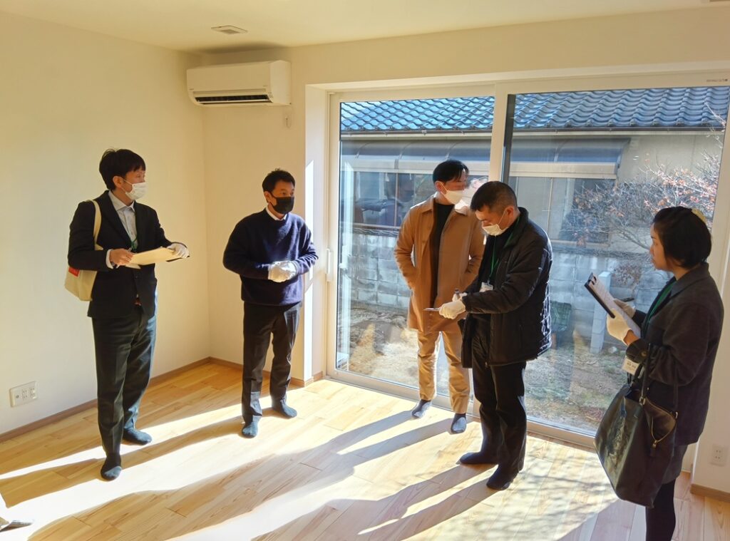 快適な家におけるアドバイザーの体感風景画像