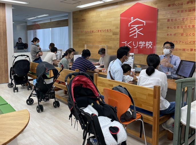 家づくり学校岡山校の館内風景画像