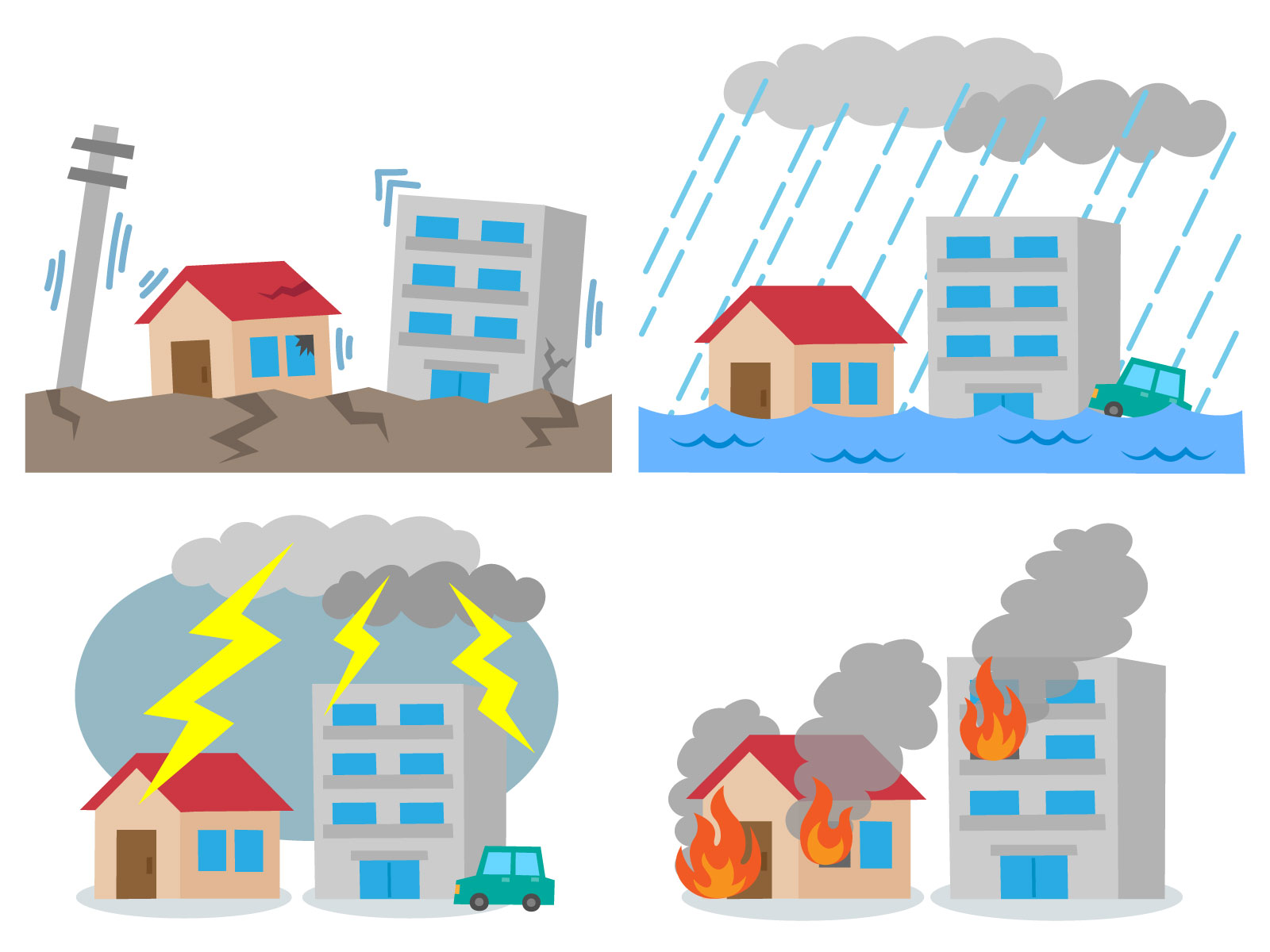 【火災保険】台風に備える補償