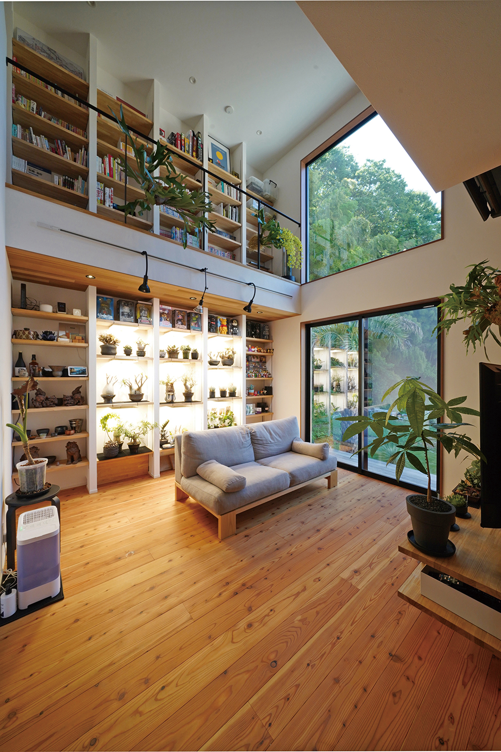 景色を取り込み、のびやかに暮らす二世帯住宅