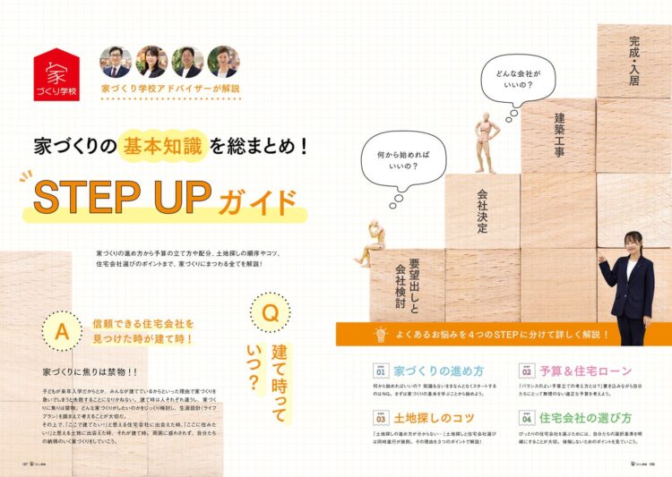 家づくりの教科書 家づくりの進め方