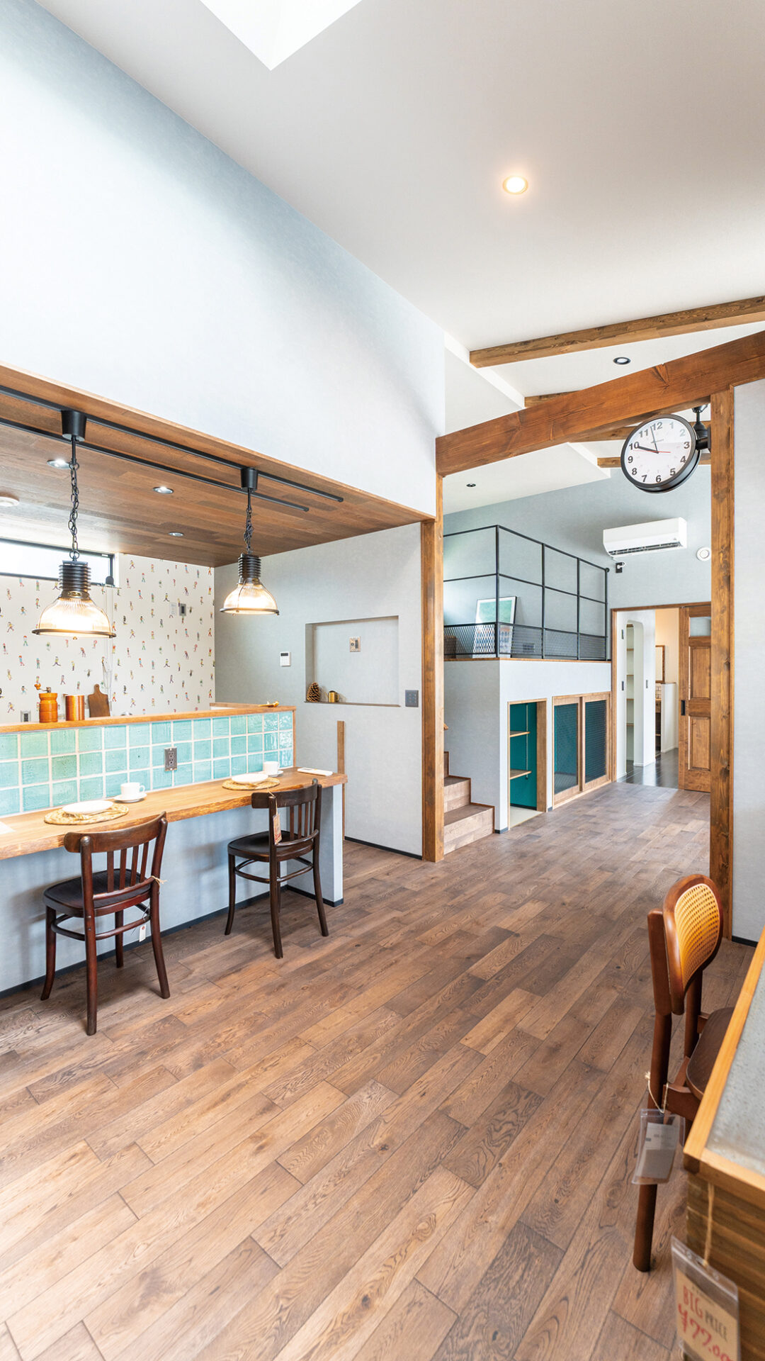 ペットと楽しく暮らすスキップフロアのある平屋