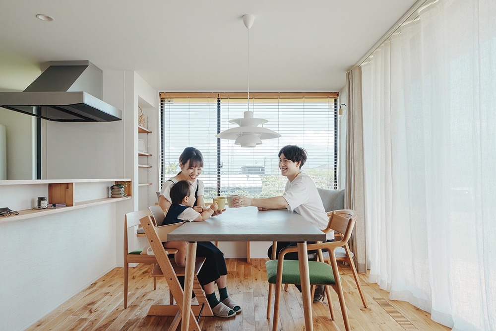 住宅展示場に行った後「家づくり学校甲府校」を利用して建てた方の建築実例