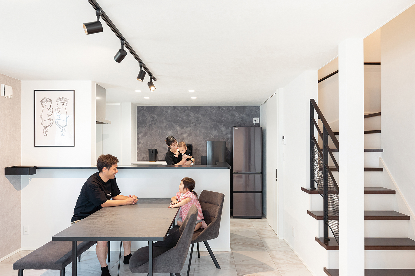 開放感と快適性を両立したスマートな家