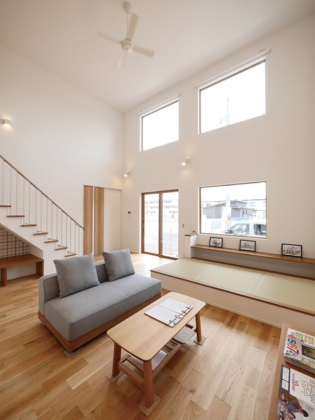 リビングの小上がり畳コーナー