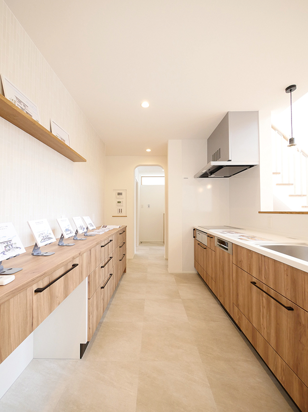 キッチンからランドリーへの家事動線