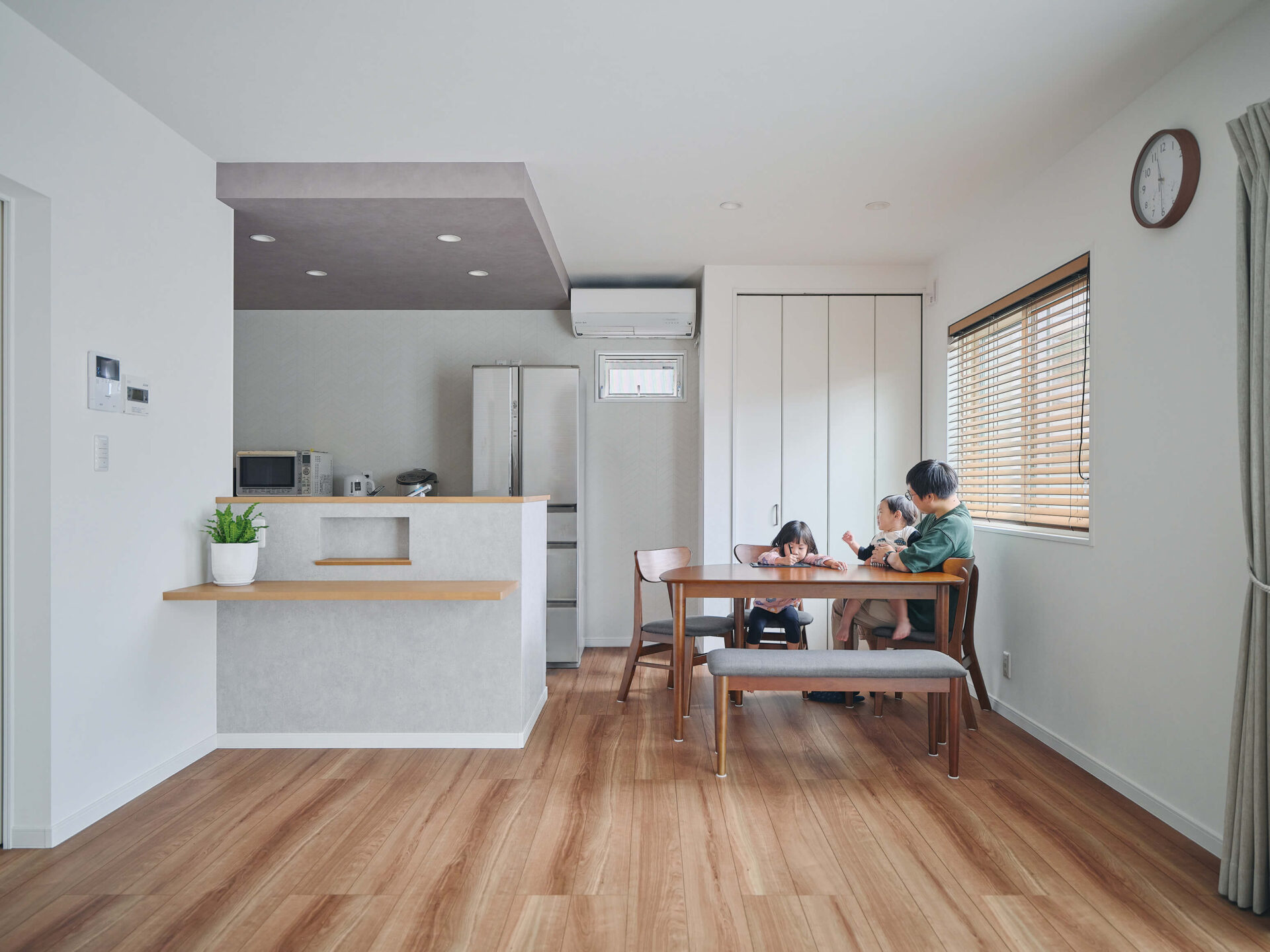 つながる間取りで家族の距離も近くなる