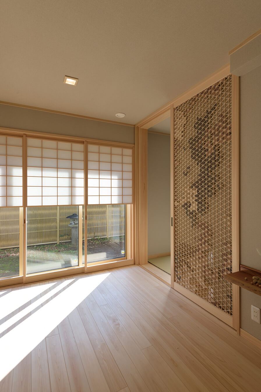 猫間障子と組子建具