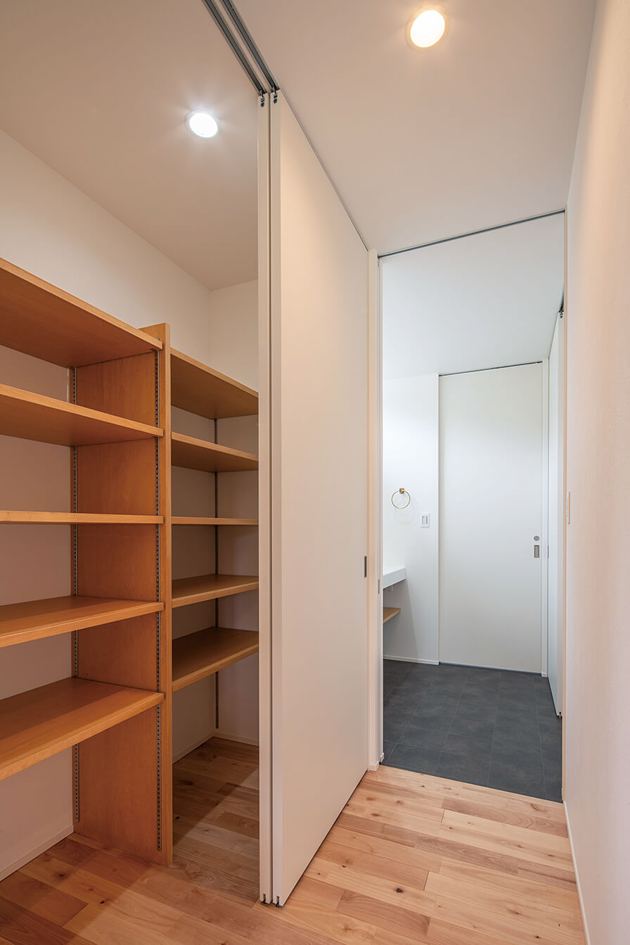 ウォークスルー収納