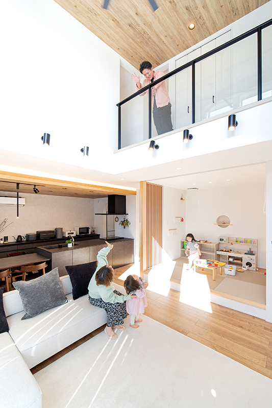 素材の質感で彩るモダンな住まい