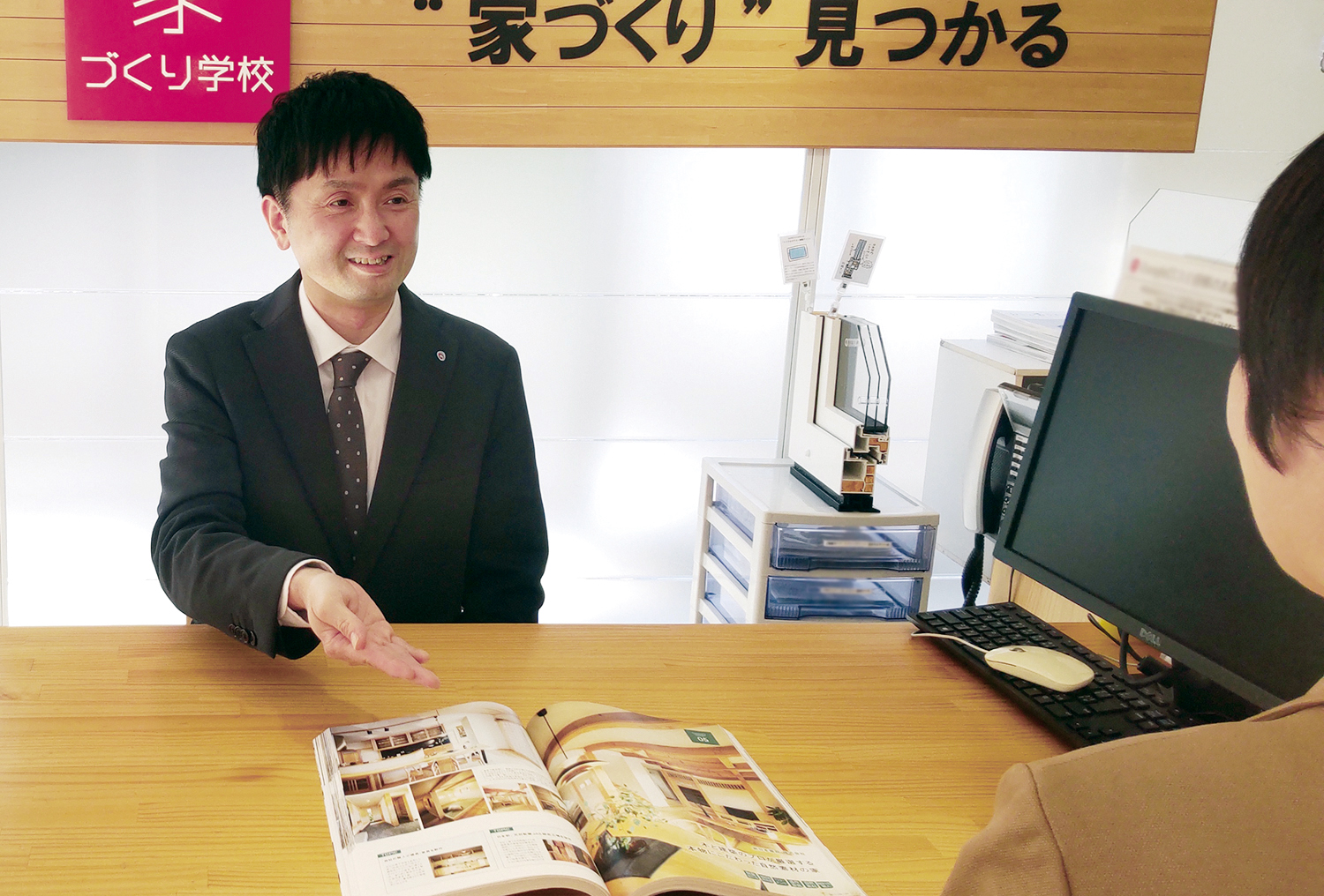 西条校の個別相談の様子