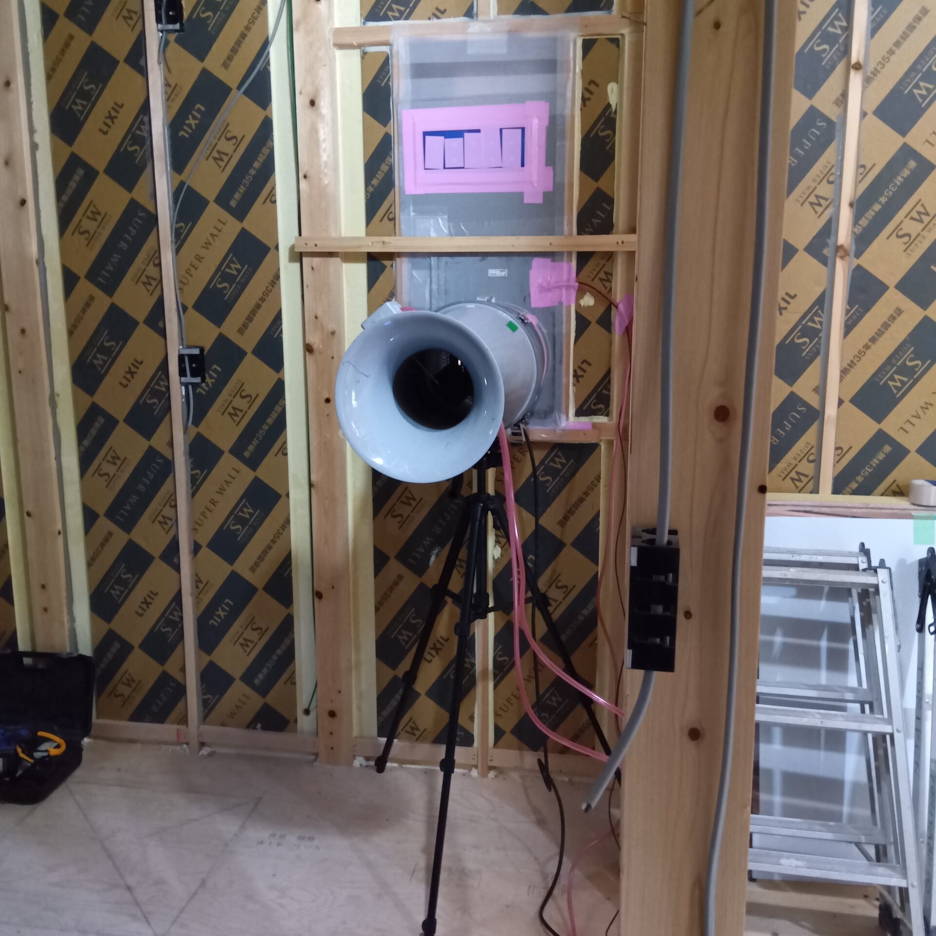 気密測定の現場を見学してきました！！